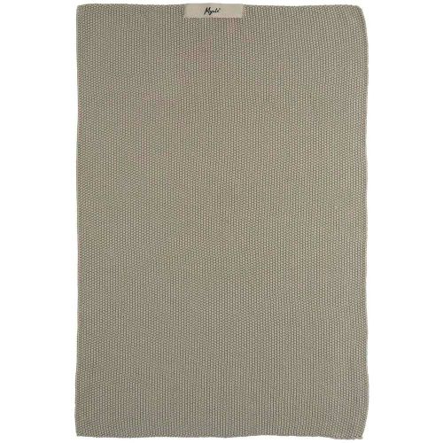 Håndklæde Mynte Strikket - Sand