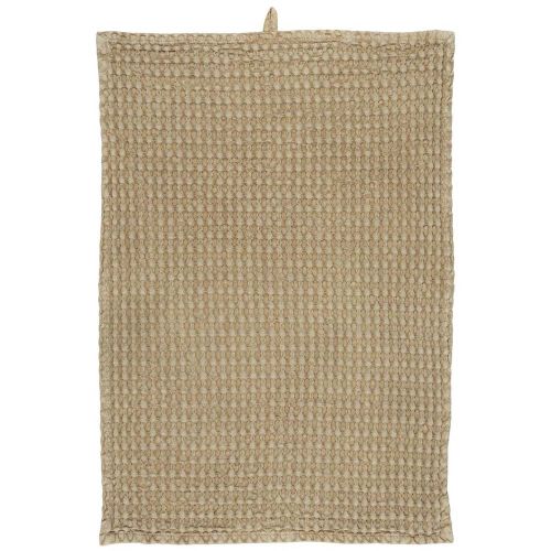 Viskestykke vaffelmønster cognac