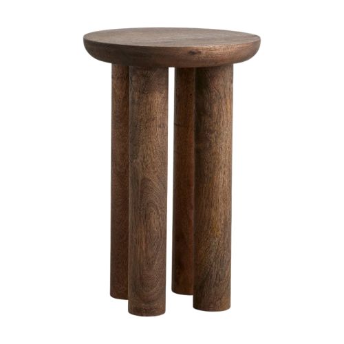 Nordal HELIN Sidebord/Sengebord i Mangotræ - Mørk Brun