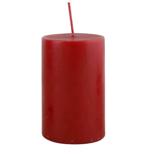 Bloklys 6x10cm - Mørkerød