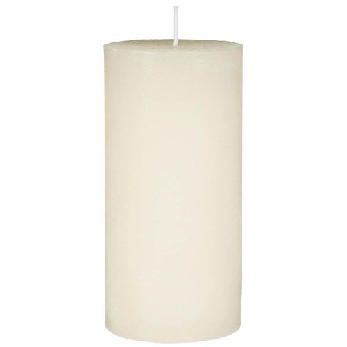 Rustikbloklys creme 6,8x14cm