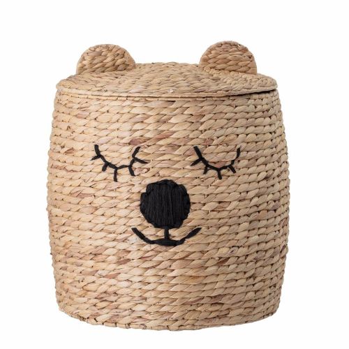 Bloomingville MINI Dolma Kurv m/Låg Vandhyacint - Natur