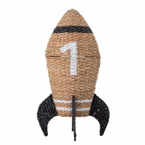 Bloomingville MINI Cosmina Kurv m/Låg – Søgræs, Natur