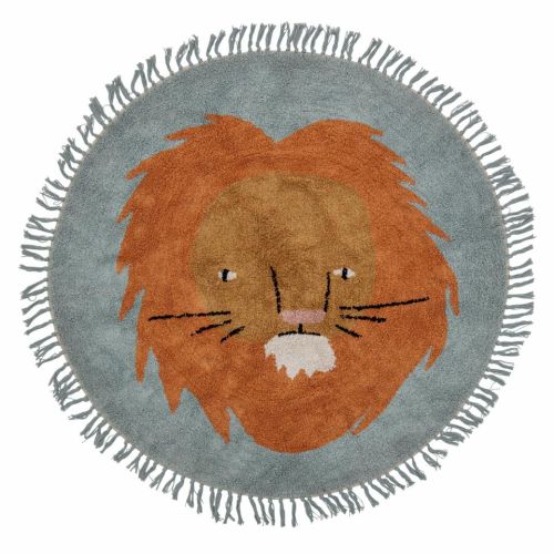 Bloomingville MINI Leroy Tæppe - Blå