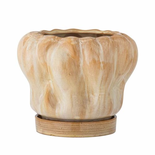 Hollis Urtepotte m/underskål natur 