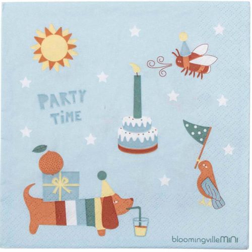 Bloomingville Frokostserviet 3-lags 20stk - Charlie