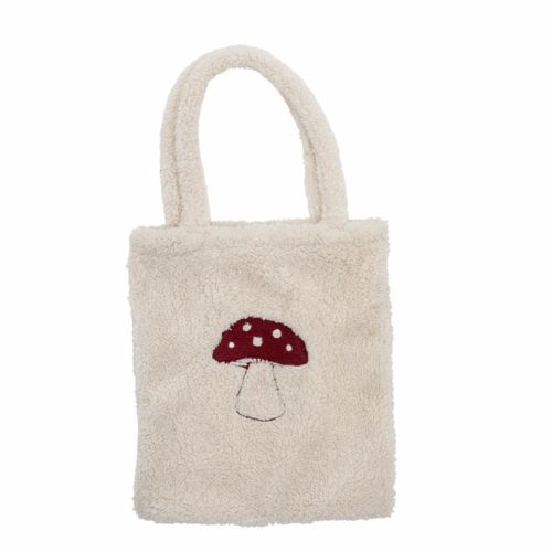 Bloomingville MINI Mushroom Taske - Hvid