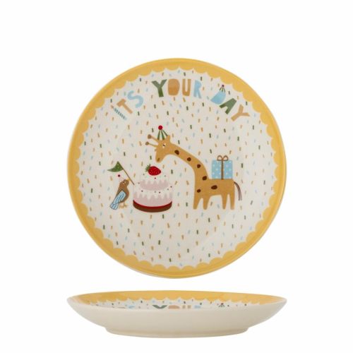 Celebrate Tallerken Stentøj - Gul