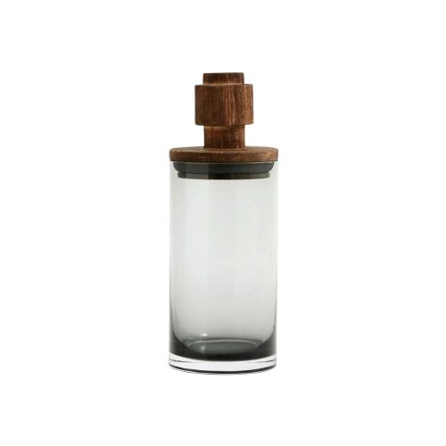 Nordal SALVIE opbevaringsglas med låg i træ - 900ml