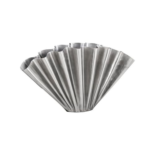 House Doctor HDFlood Vase 30cm - Børstet Sølv