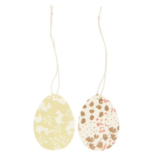 Ib Laursen Papirklip Æg med blomstermønster