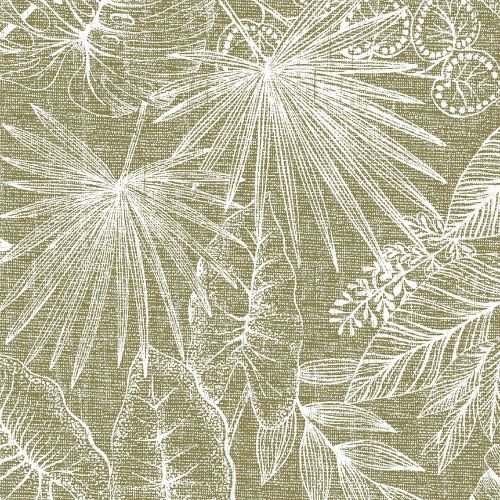 Mank Stofligende Middagsserviet 50stk - Kona Brun