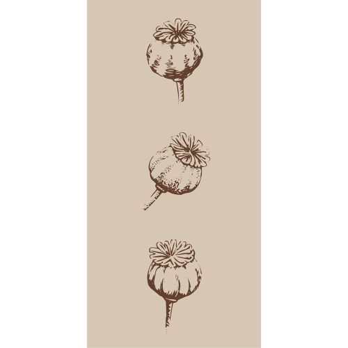 Ib Laursen Middagsserviet 3-lags 16stk - Valmuekapsler