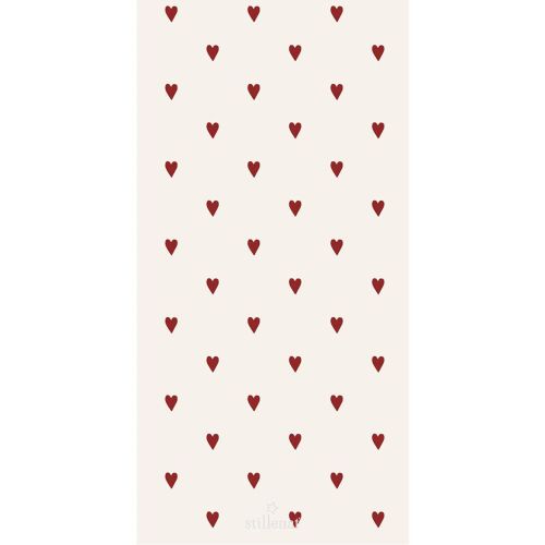 Serviet hjerter 16 stk pr. pakke