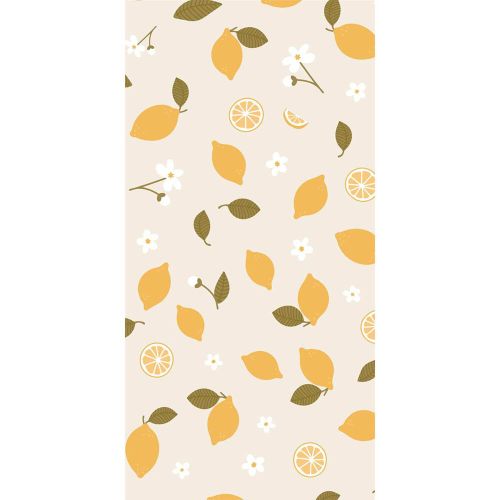 Ib Laursen Middagsserviet 3-lags 16stk - citroner