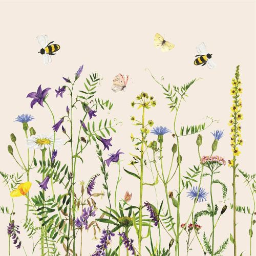 Ib Laursen Middagsserviet 3-lags 50stk - Summer Field