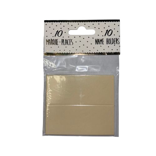 Bordkort 10stk - Creme