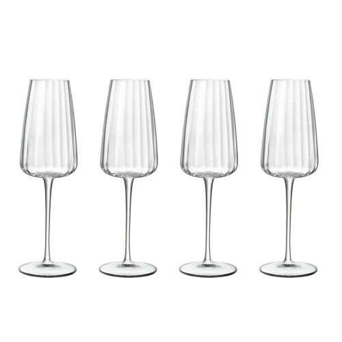 Luigi Bormioli Optica Champagneglas 21 cl 4 stk