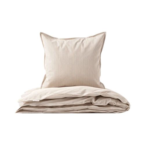 Studio Feder Sengetøj Baby 70x100cm - BROWN BEACH STRIPE