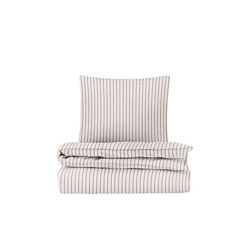 DAWN Sengetøj XL 140x220cm - Pinstripe OFF WHITE