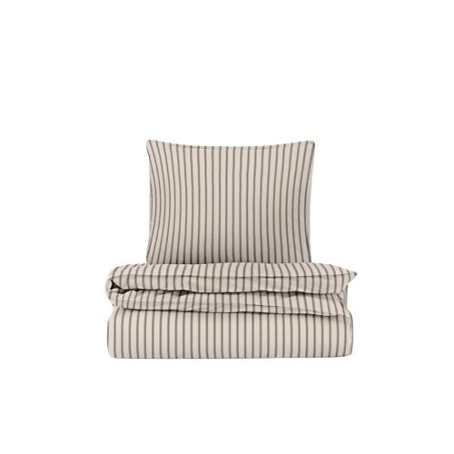 DAWN Sengetøj XL 140x220cm - Stripe IVORY