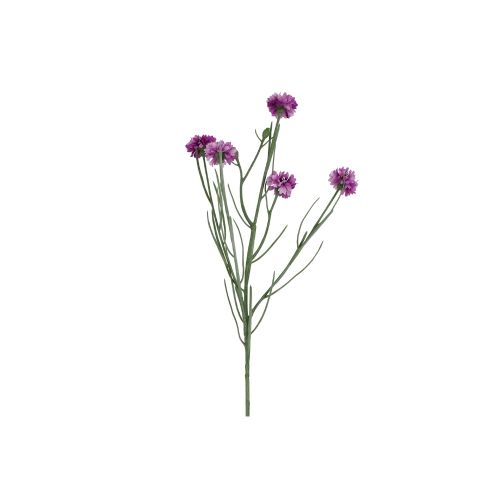 Evigheds Kornblomst Buket 66cm - Lilla