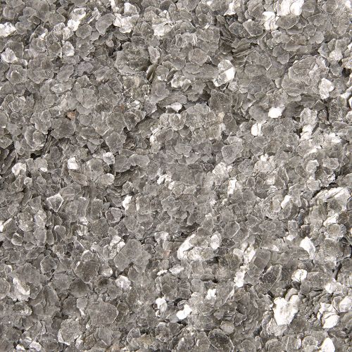 Glimmer flakes 3-10mm - Sølv