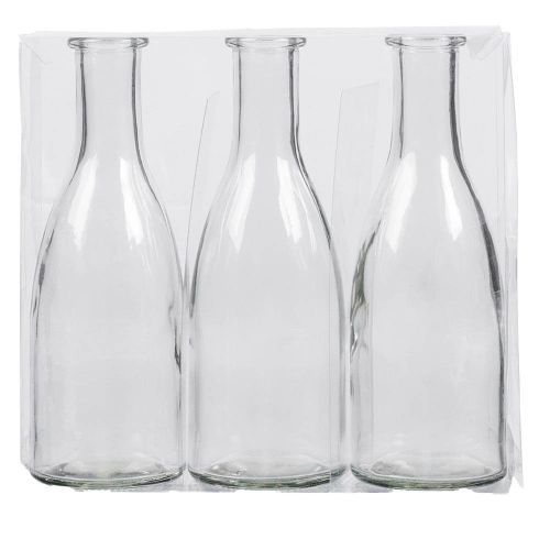 Vase glas 18cm - 3stk