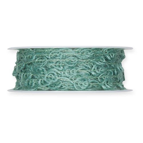 Jutebånd Rose Braid 10m - Grøn