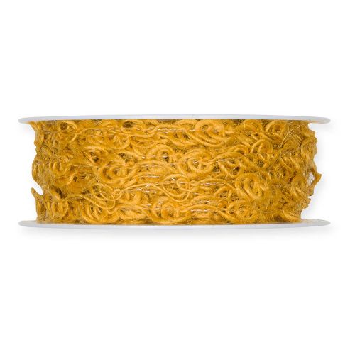 Jutebånd Rose Braid 10m - Honey Yellow