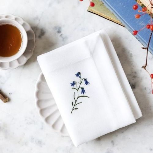 Langkilde & Søn Stofserviet Flora m. Klokkeblomst