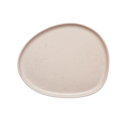 RAW Organic Frokosttallerken 24x21cm - Nordic Nude