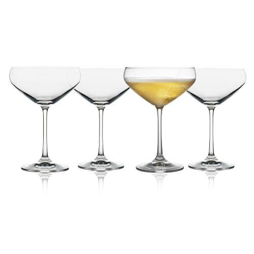 Lyngby Glas Juvel Champagneskål 34 cl 4 stk
