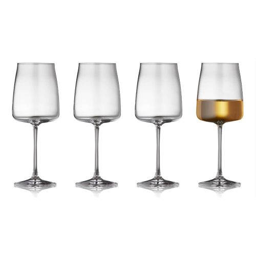Lyngby Glas Krystal Zero Hvidvinsglas 43 cl 4 stk