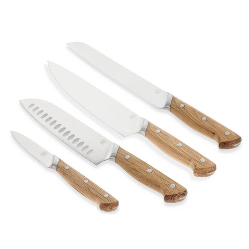 Morsø Knivsæt 4 dele Eg/Rustfrit stål