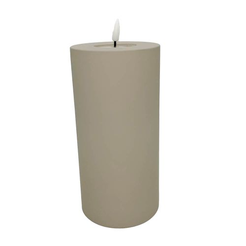 Deluxe LED Bloklys Udendørs 10x20cm - Sand