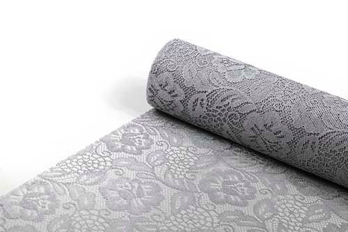 Sizolace Rose 30cm x 5m - Sølv