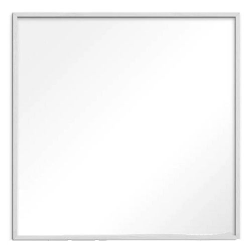 Spejl Hvid Egetræ - 50x50cm