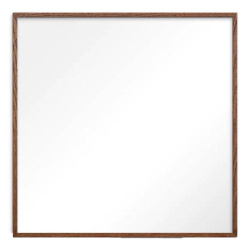 Spejl Mørk Egetræ - 50x50cm