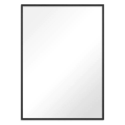 Spejl Sort Egetræ - 50x70cm
