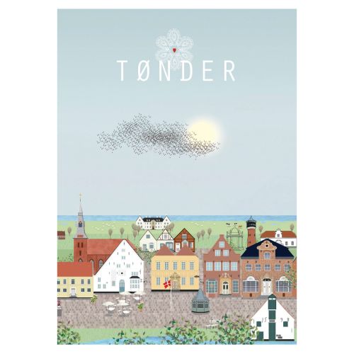 Lydia Wienberg Byplakat 50x70cm - Tønder