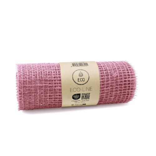 Sizonet jute bordløber 30cm x 5m - Antik Rosa