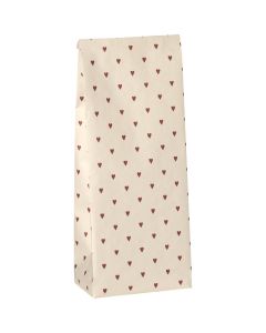 Klodsbundspose røde hjerter