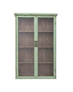 Skab Fyrretræ - Vintage Grøn