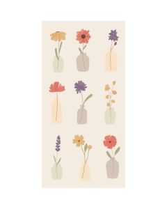 Ib Laursen Middagsserviet 3-lags 16stk - Blomster i Vase